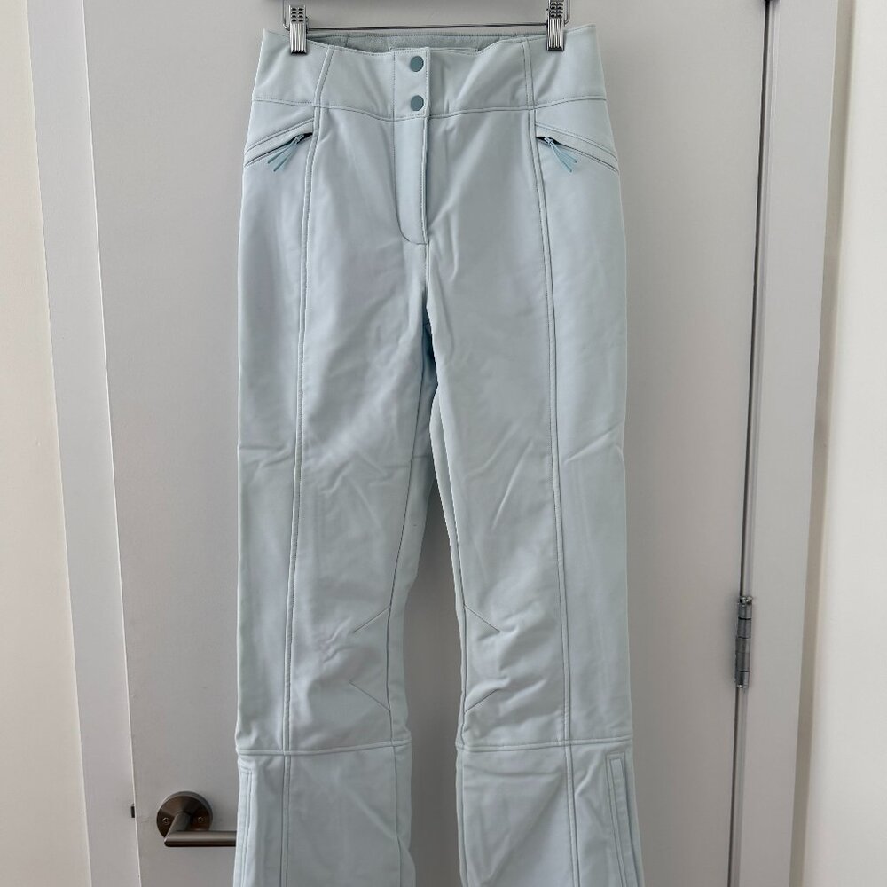 Halfdays Emma Soft Shell Ski Pants in Frost - Light Blue - size Medium
